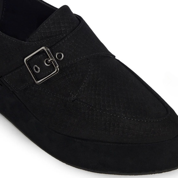 Dolls Kill | Black Library Luxe Platform Shoes with Silver Buckle NIB - Picture 12 of 15